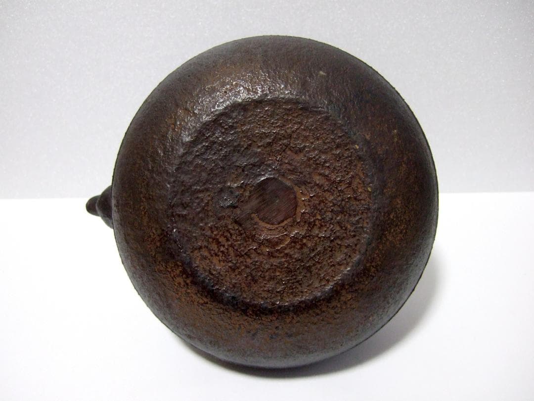 【未使用】南部鉄器 鉄瓶 あられ