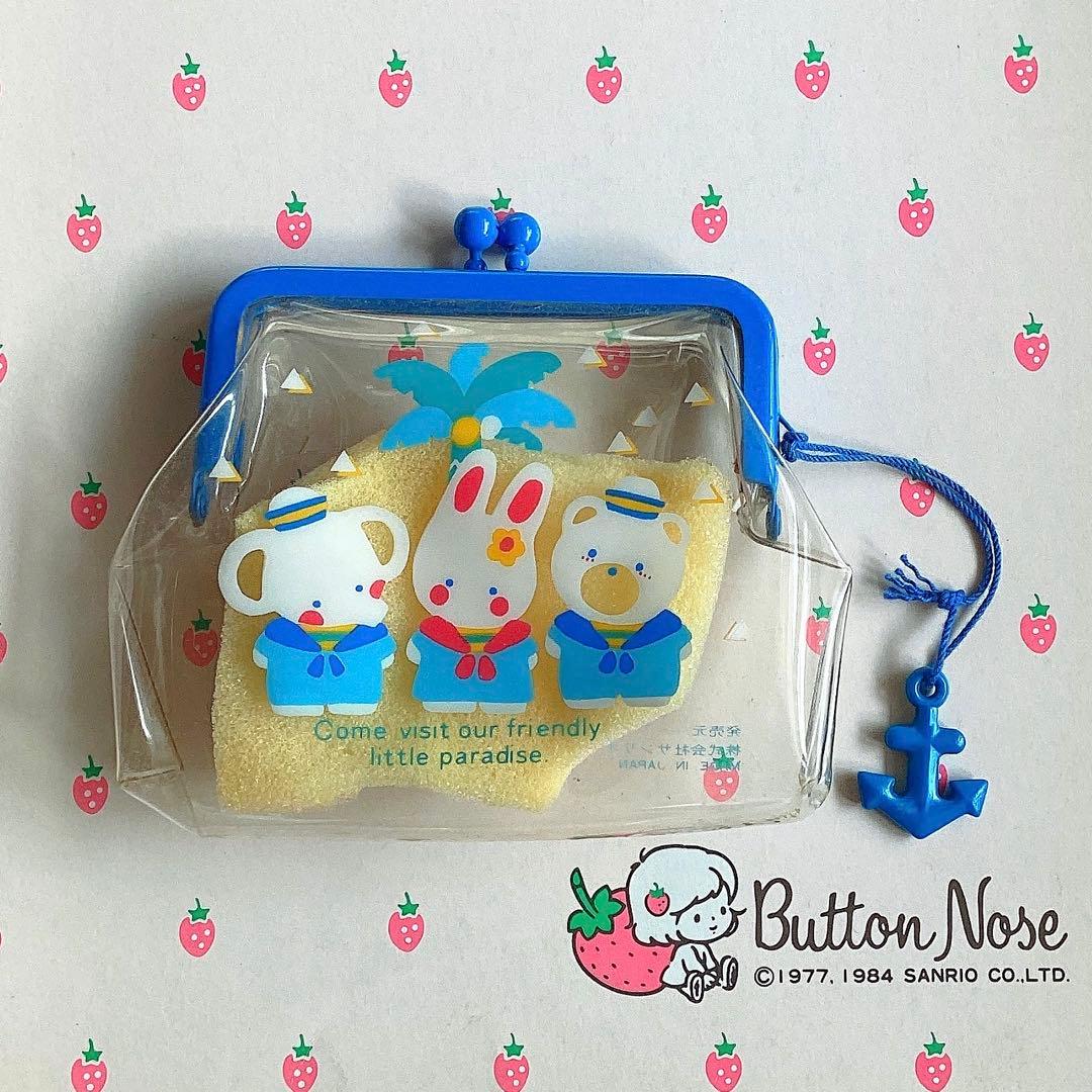 当時物 昭和サンリオ チアリーチャム 1982年製 がま口財布