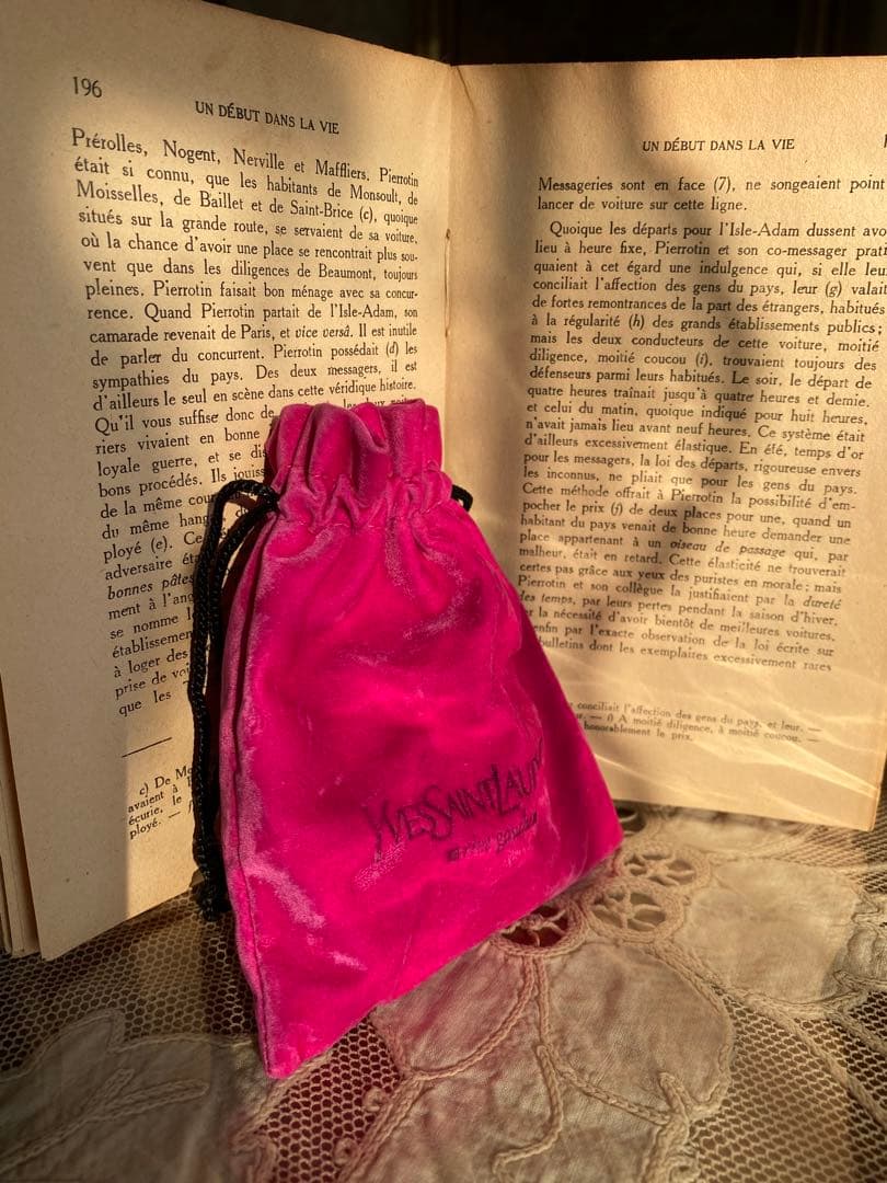 フランス製　ビンテージ　イブサンローラン　リブゴーシュ　サンローラン シンボル