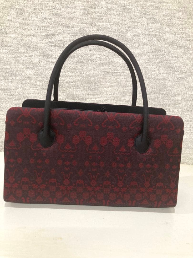 正絹経錦(たてにしき)利休和装バッグ(西陣織)