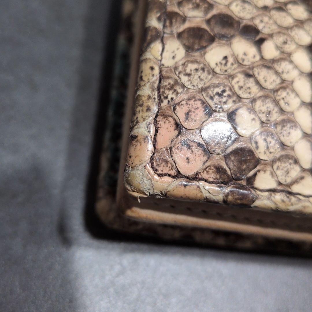 ブ*e様 【クリスマスセール中】GUCCI 金運風水グッチ　パイソン　蛇革　レザ