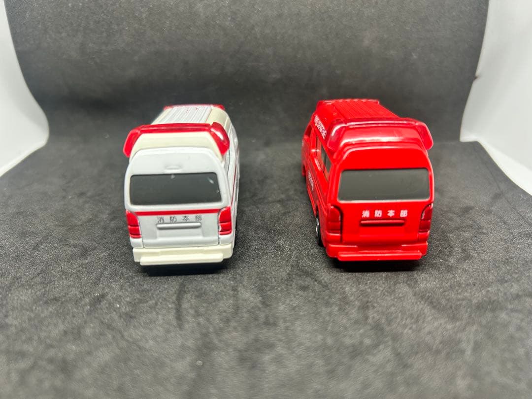 テコロジートミカ★消防車・救急車ミニカー4台セット