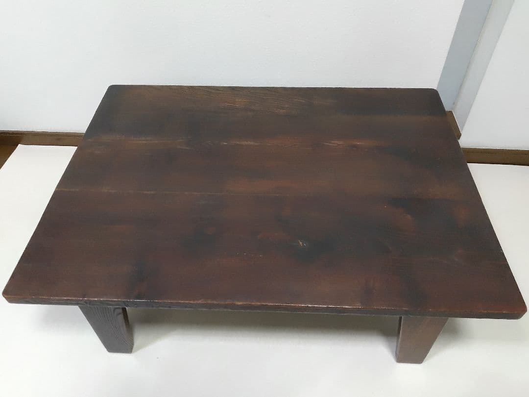 職人の技が光る！ アンティーク 木組み ちゃぶ台 座卓 ローテーブル 昭和レトロ