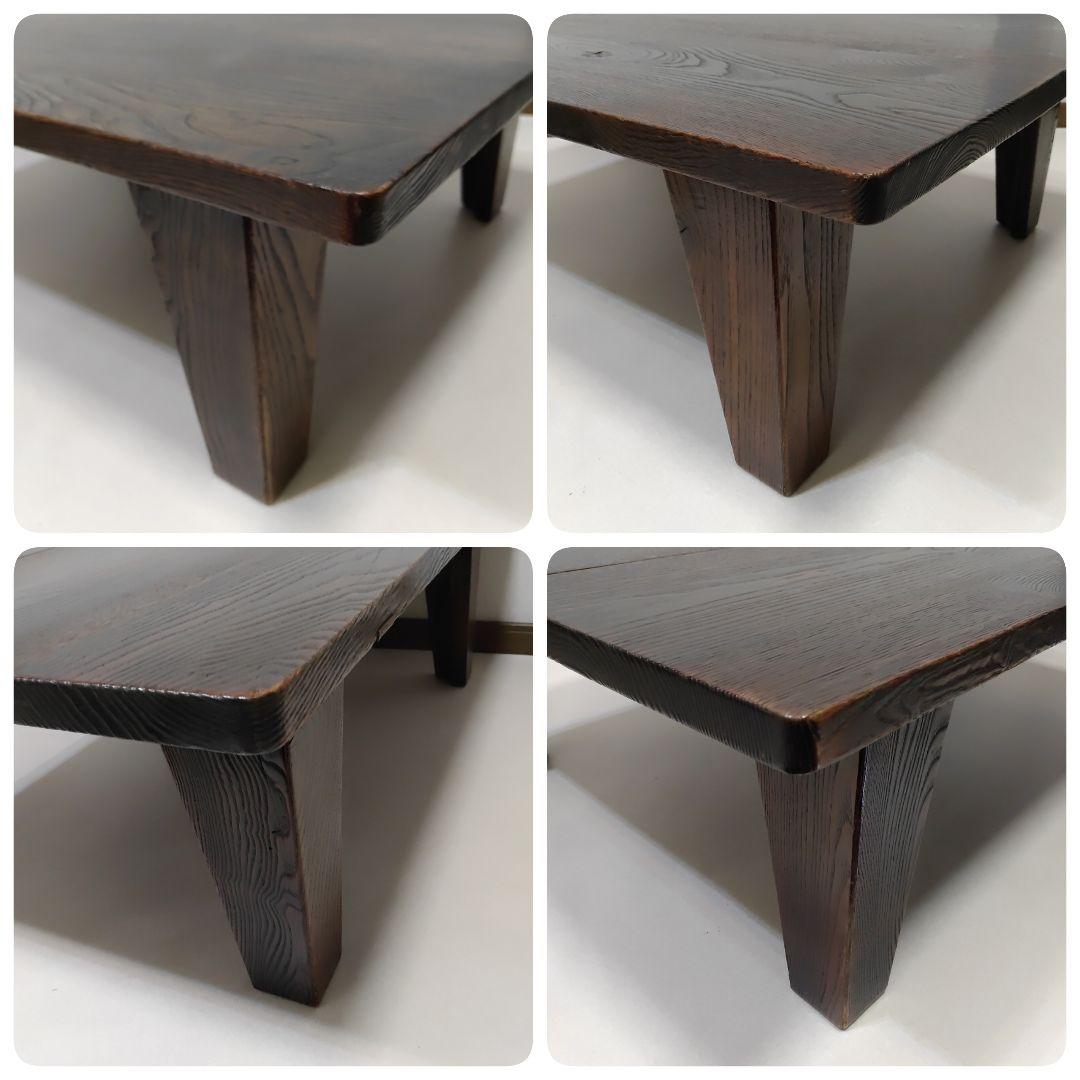 職人の技が光る！ アンティーク 木組み ちゃぶ台 座卓 ローテーブル 昭和レトロ