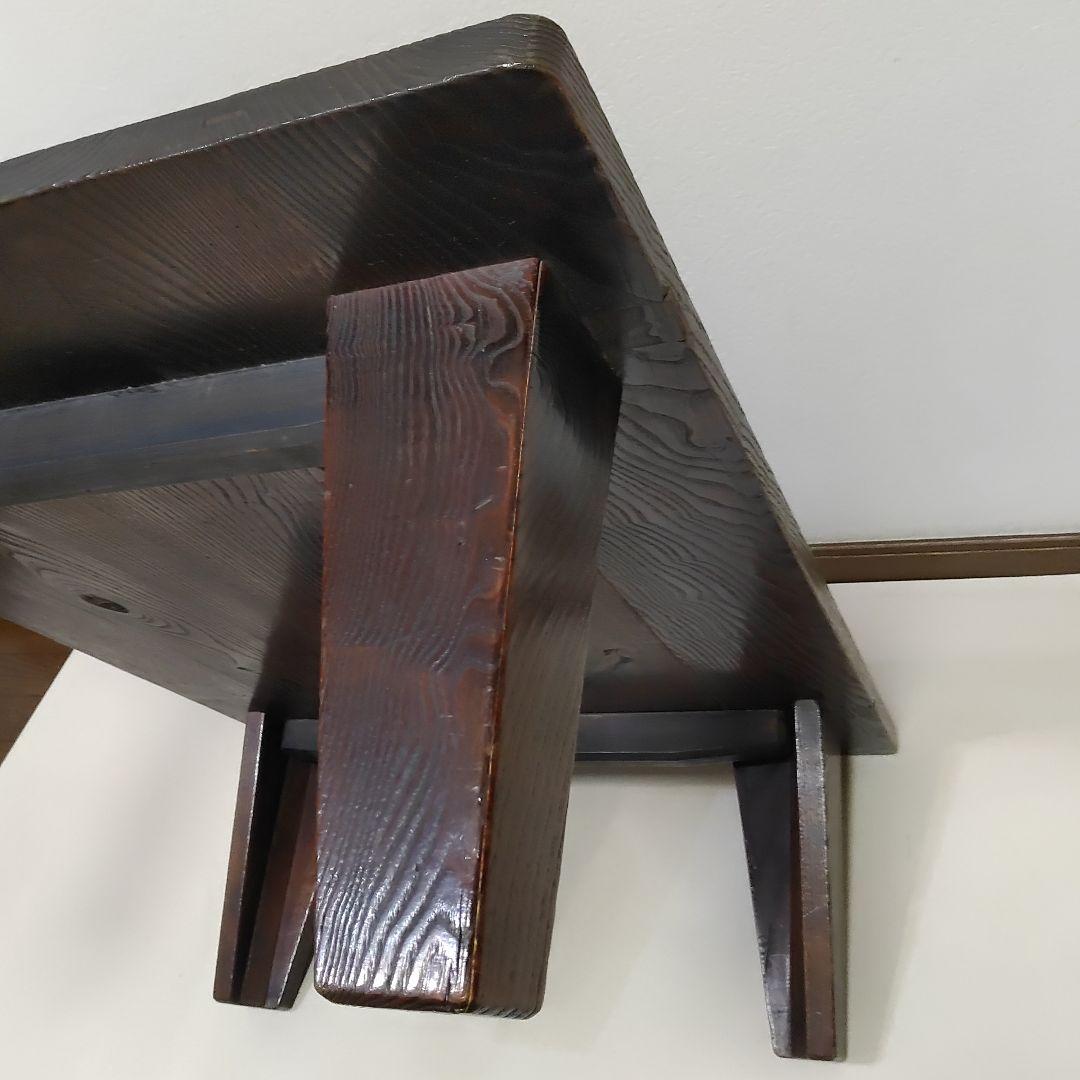 職人の技が光る！ アンティーク 木組み ちゃぶ台 座卓 ローテーブル 昭和レトロ