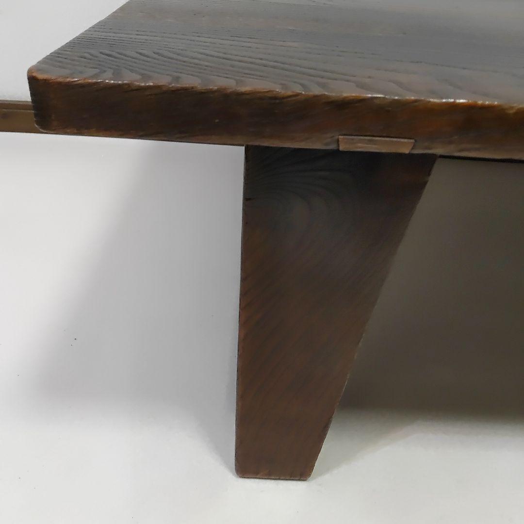 職人の技が光る！ アンティーク 木組み ちゃぶ台 座卓 ローテーブル 昭和レトロ