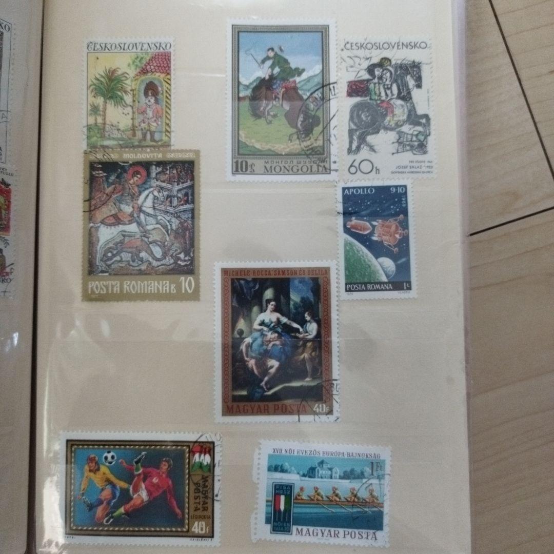 【当時物】現品限り　昭和レトロ　使用済切手　レア　希少　海外　200枚セット