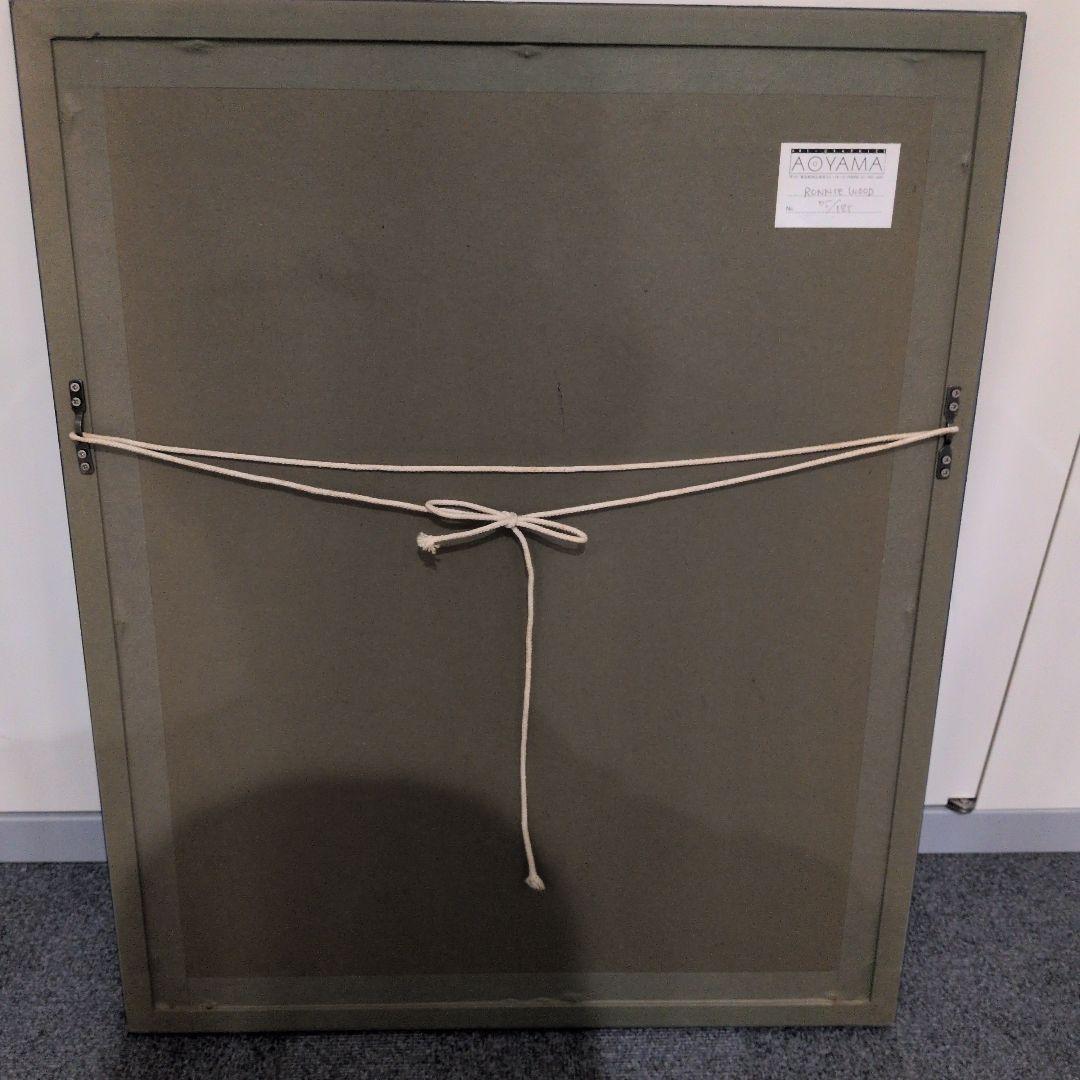 ローリングストーンズ　サイン　シルクスクリーン　ロンウッド　版画　リトグラフ