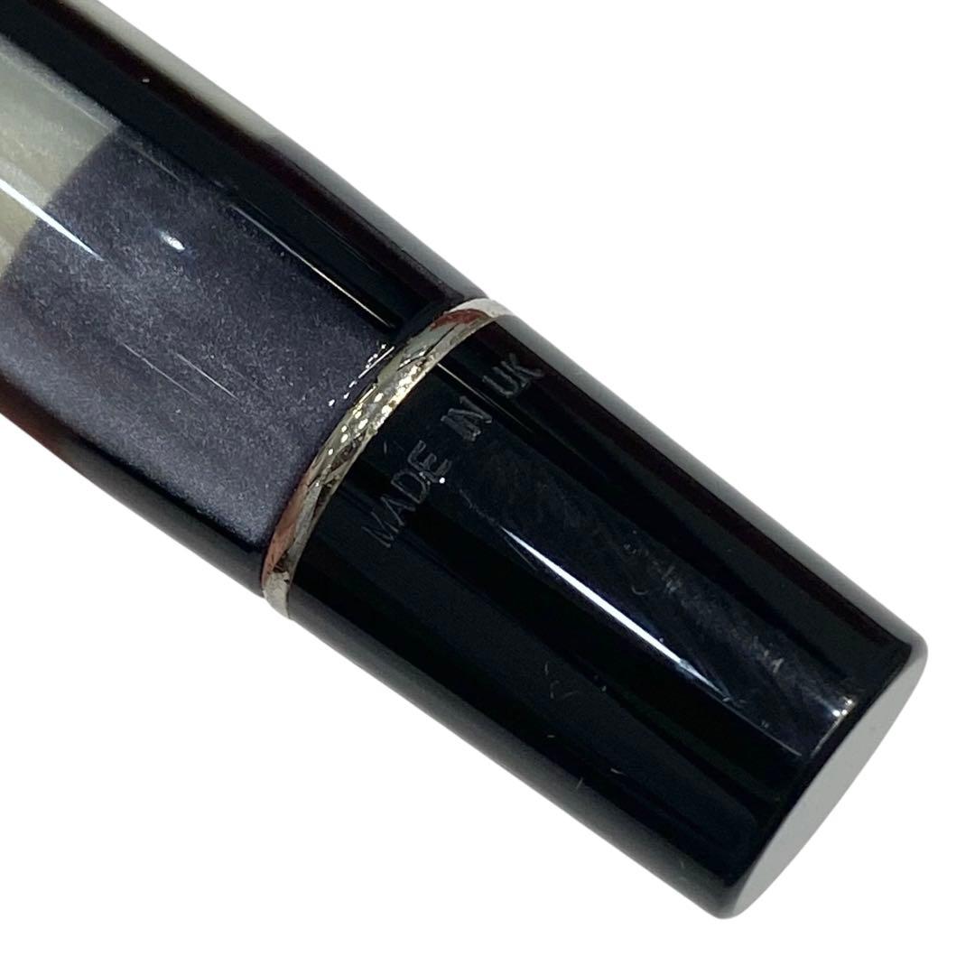 PARKER パーカー デュオフォールド モザイク 万年筆 ペン先K18 黒系