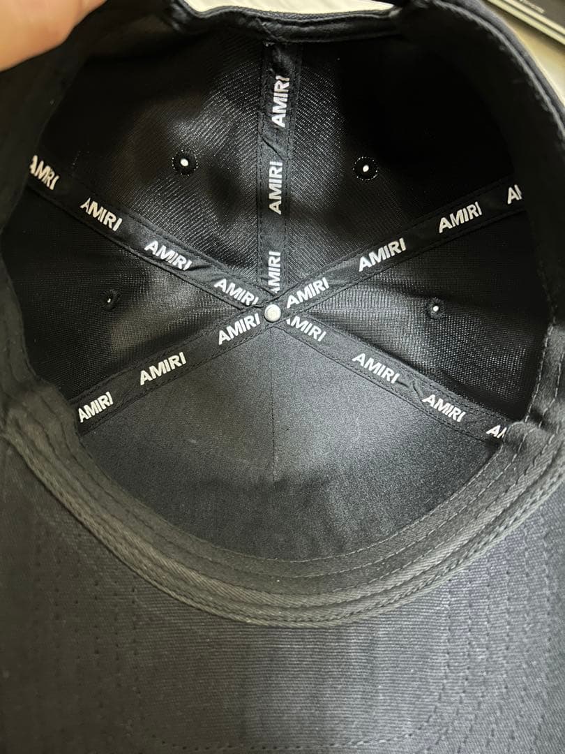 AMIRI ブラック キャップ