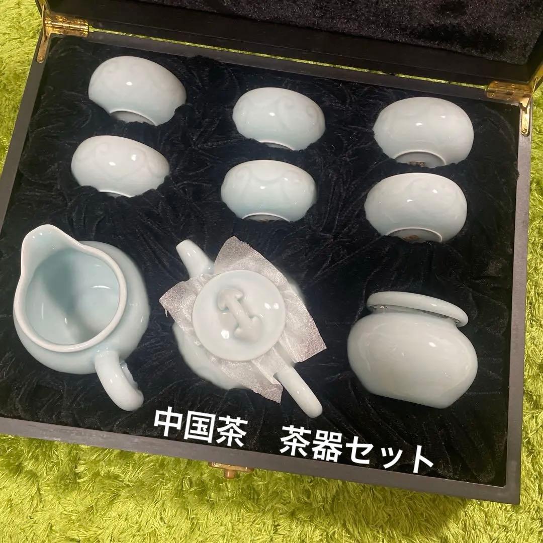 美品⭐︎龍泉青磁茶器一式