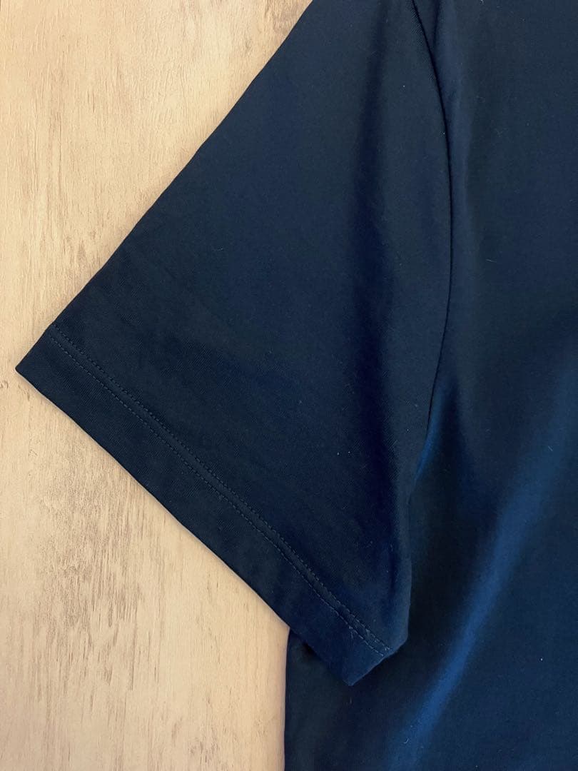 【未使用級】モンクレールコード認証確認済！　ダブルロゴTシャツ ネイビーMサイズ