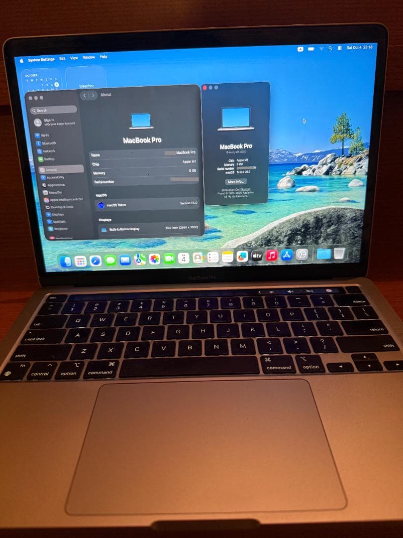 【美品】MacBook Pro 13 M1 8GB/256GB