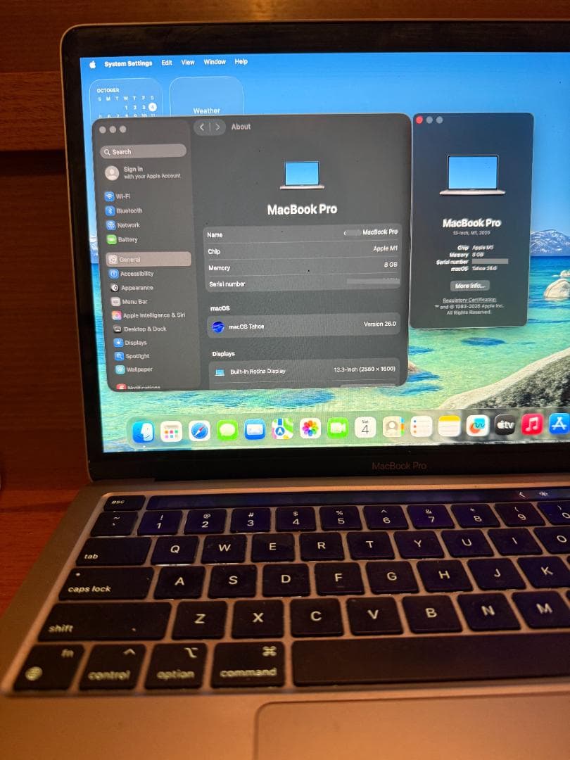 【美品】MacBook Pro 13 M1 8GB/256GB