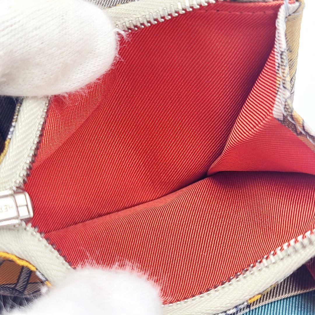 エルメス ヴォーエプソン アザップコンパクト シルクイン コンパクトウォレット