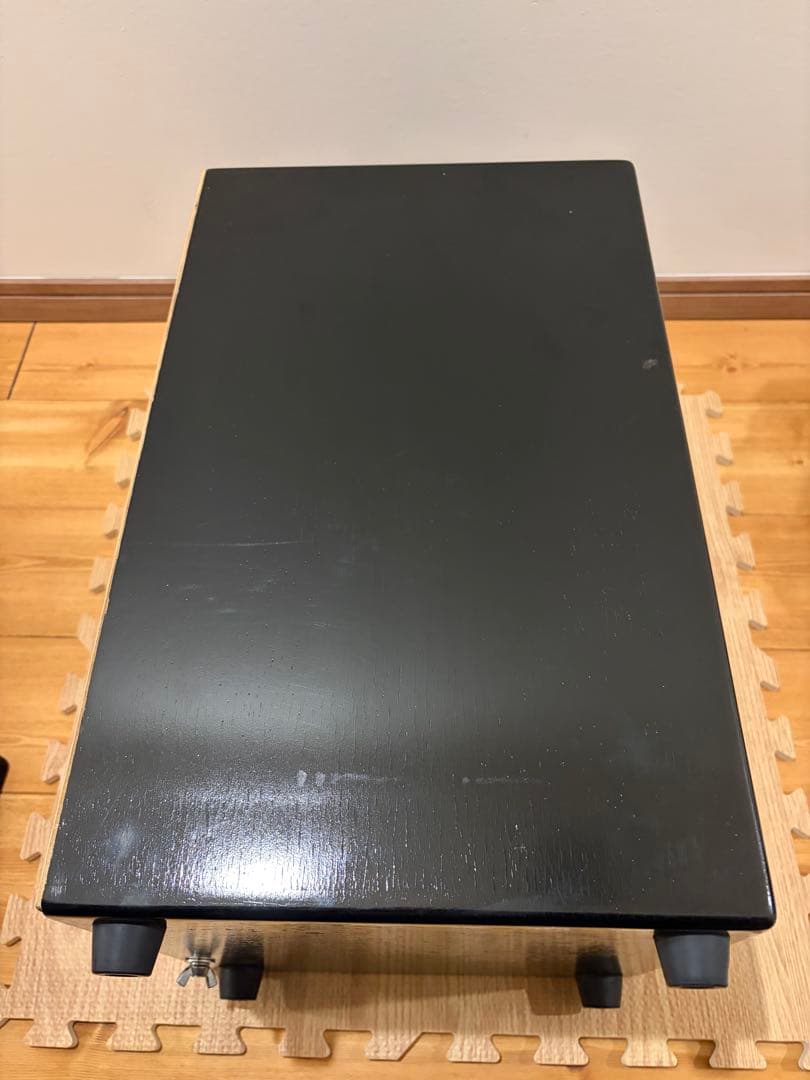 友澤木工Cajon ナチュラル・黒ツートンカラー　tca-2