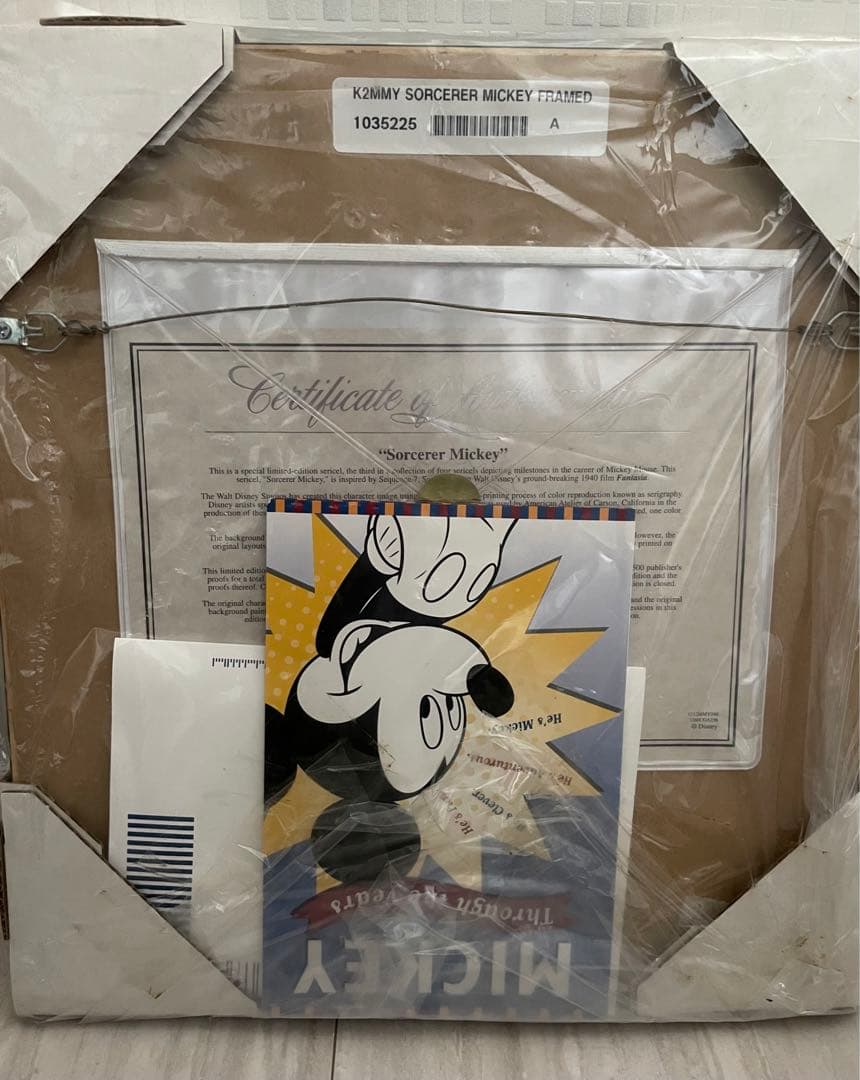 SORCERER MICKEY「ファンタジア」セル画　未開封