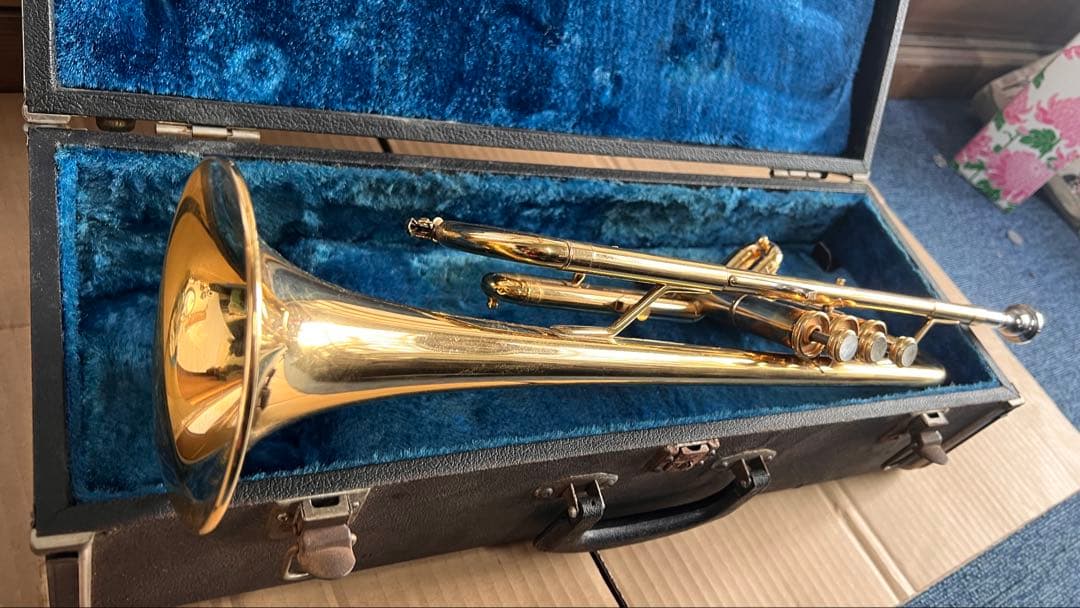 ゴールド 美品 トランペット Nikkan TR-134 TR-133 ニッカン