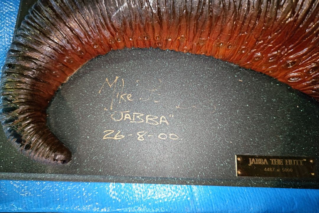 スターウォーズ　マイクエドモンズ氏　サイン入りジャバザハット　イリューシブ製