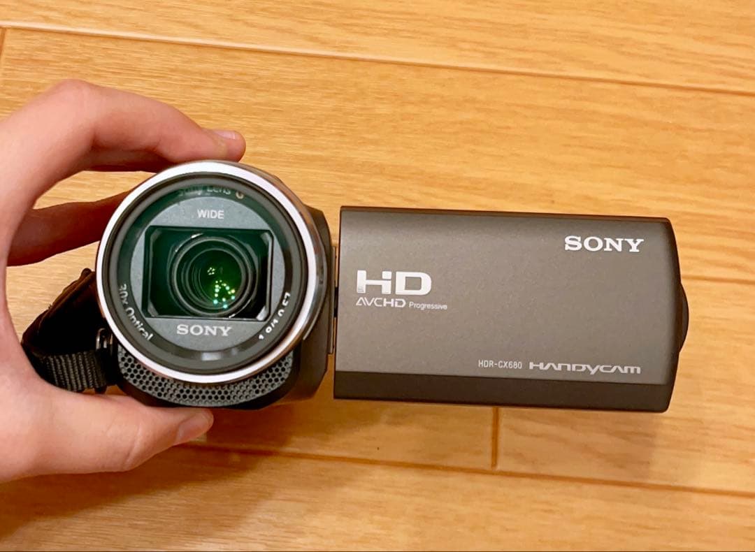 【あこ】SONY HDR-CX680 ビデオカメラ　ブロンズブラウン
