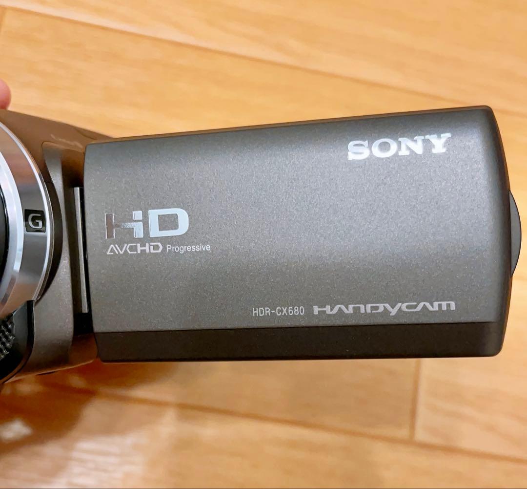 【あこ】SONY HDR-CX680 ビデオカメラ　ブロンズブラウン