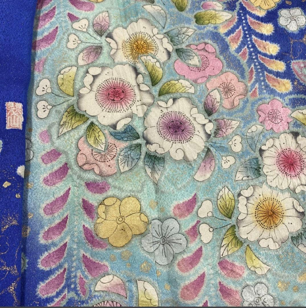 プロフ必読☆翠山工房☆振袖☆辻が花☆絞り☆銀通し