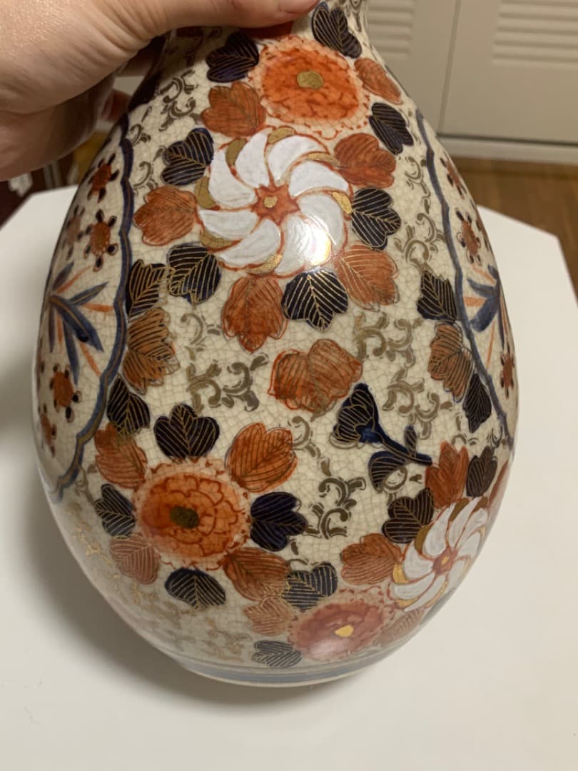 中国美術　伊万里焼の陶器／銘あり伊万里 明治　古玩 年代品　骨董　稀少