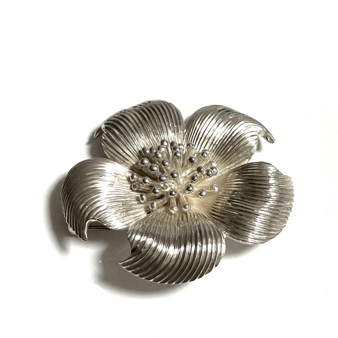 Tiffany&Co. ティファニー ドッグウッド フラワー 花 ブローチ