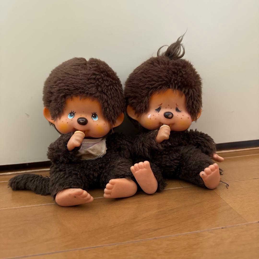 お値下げしました！♡モンチッチ♡ レア初代ふた子モンチッチ　身長約１３cm
