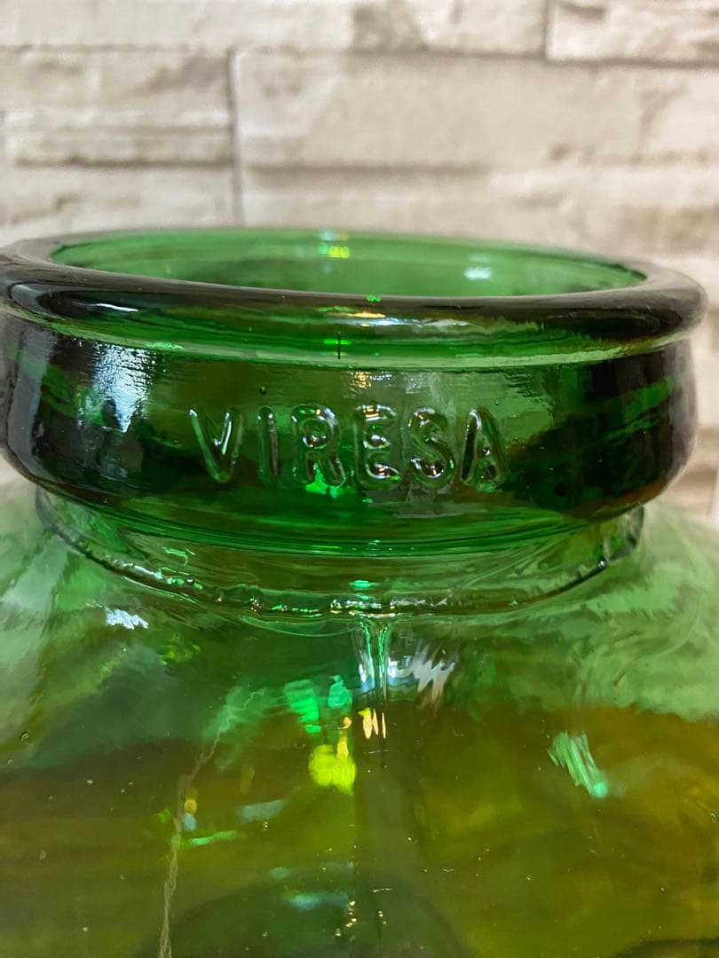 貴重　大人気　アンティーク デミジョンボトル VIRESA社製　フラワーベース