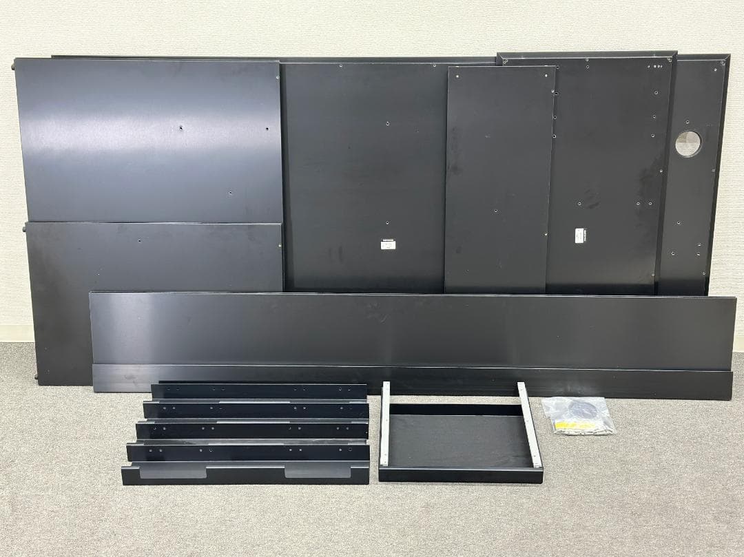 カッシーナ・イクスシー■エアーフレーム　L型エグゼクティブデスク　左サイドデスク