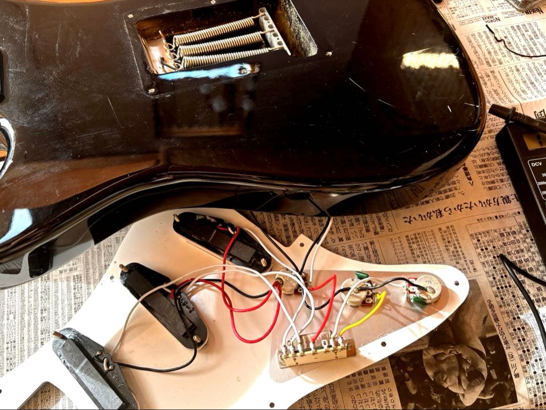 【専用】ゆみか様【フルメンテ済】Playtech STタイプ フレット調整済み