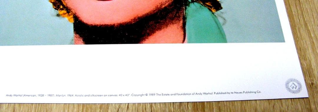 ウォーホル Marilyn(1964) ドイツ製ポスター