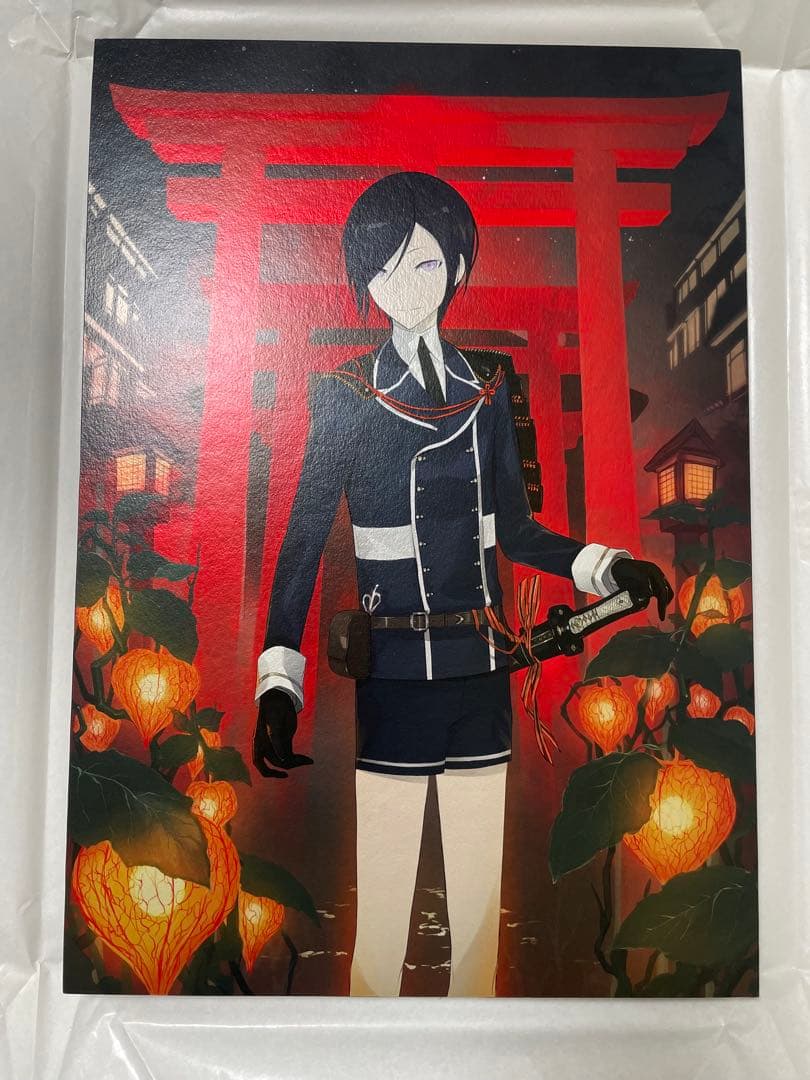 新品未使用 刀剣乱舞 灯結び展 薬研藤四郎 A3 書きおろし 複製原画 おまけ付