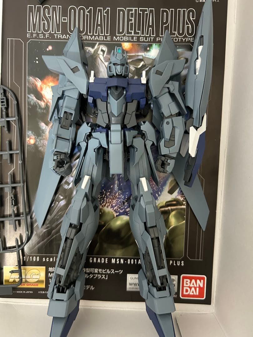 組み立て済みMG MSN-001A1 デルタプラス RG HI-vガンダム