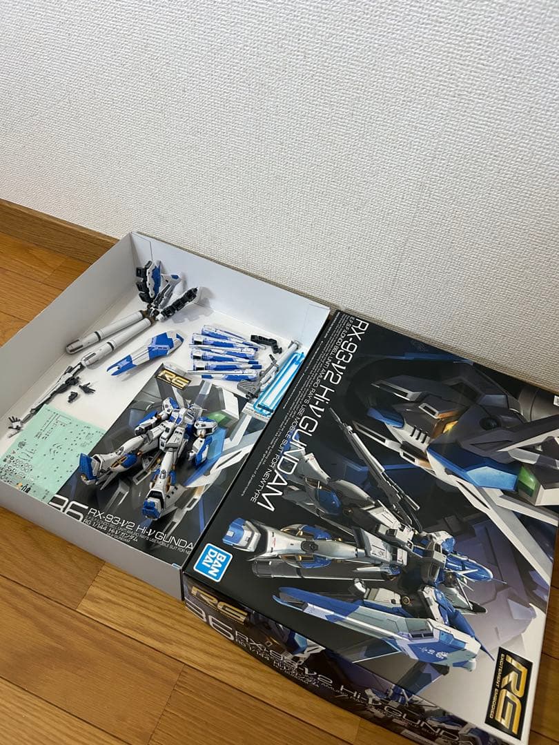 組み立て済みMG MSN-001A1 デルタプラス RG HI-vガンダム
