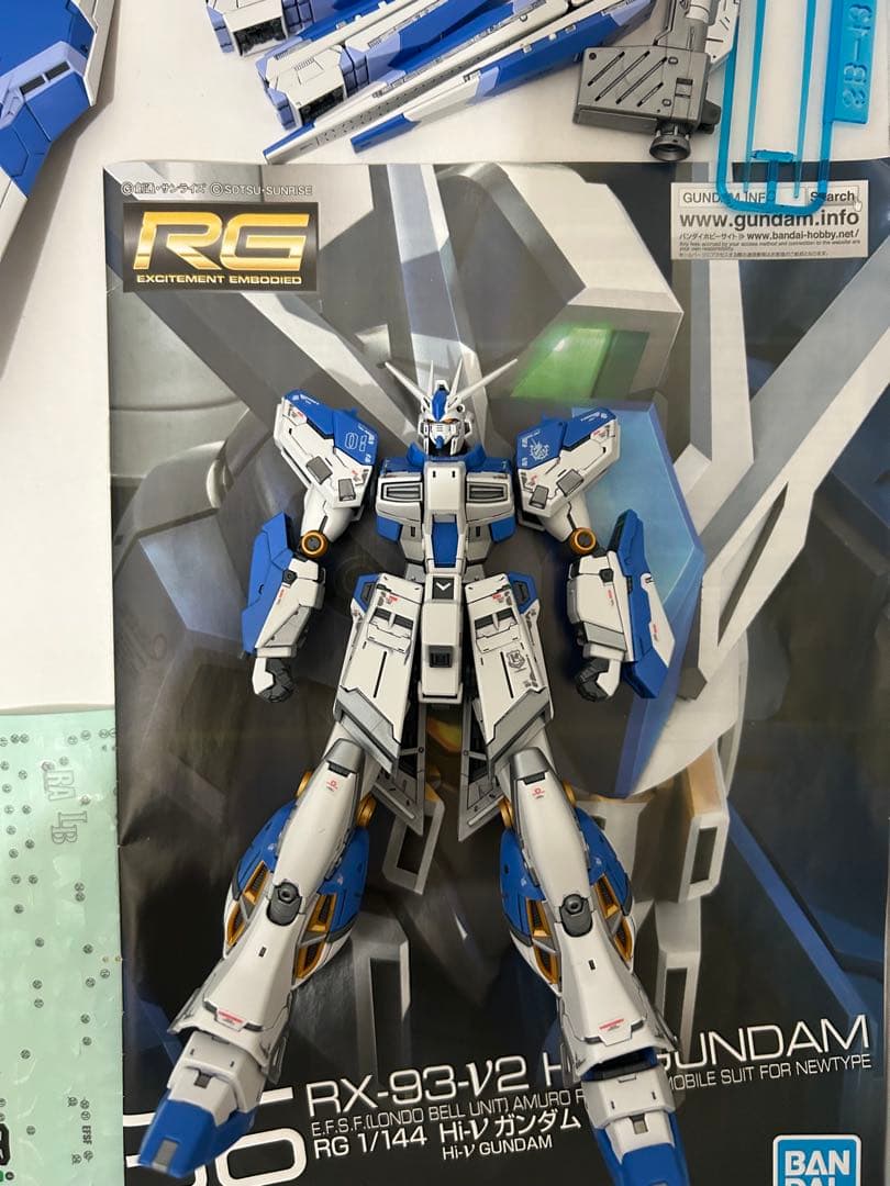 組み立て済みMG MSN-001A1 デルタプラス RG HI-vガンダム