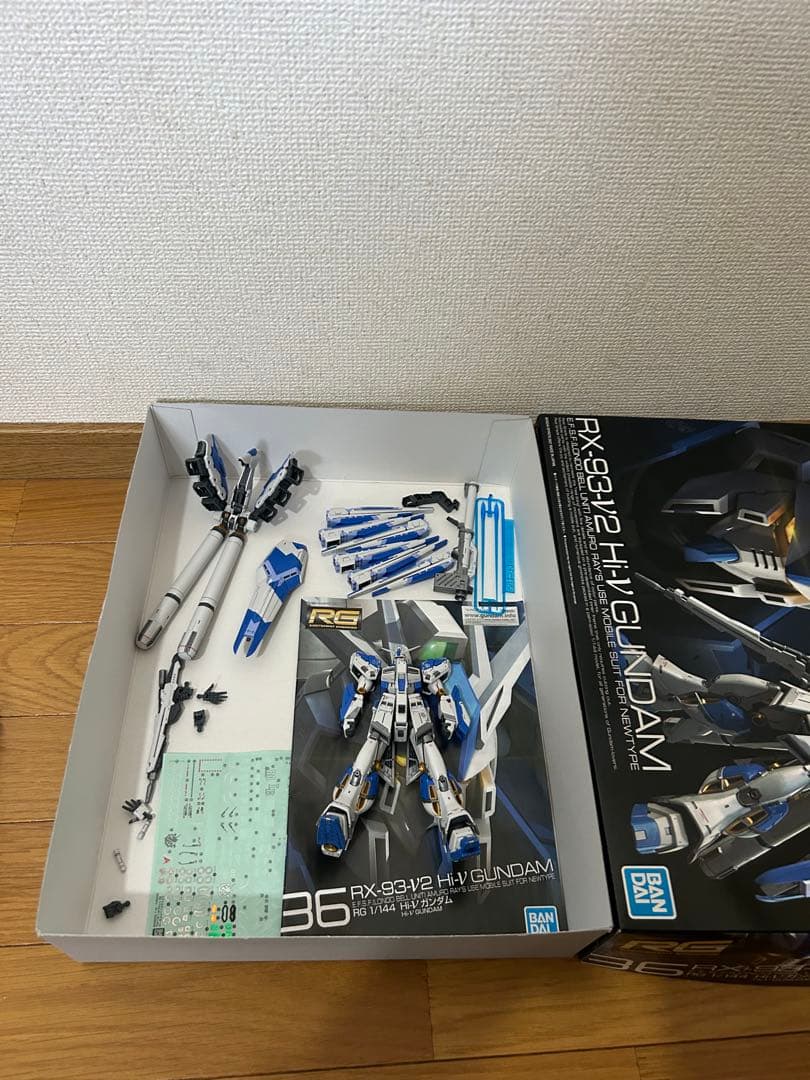 組み立て済みMG MSN-001A1 デルタプラス RG HI-vガンダム