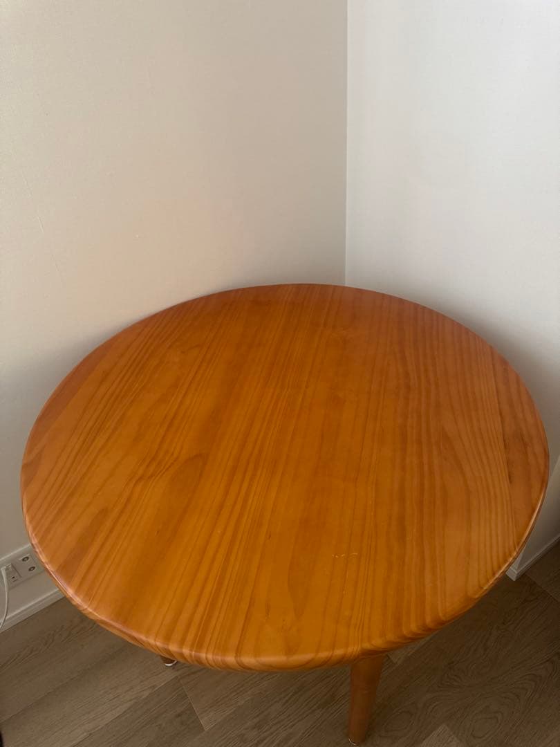 ダイニングテーブル/6johan ナチュラルウッド 円形テーブル 中型