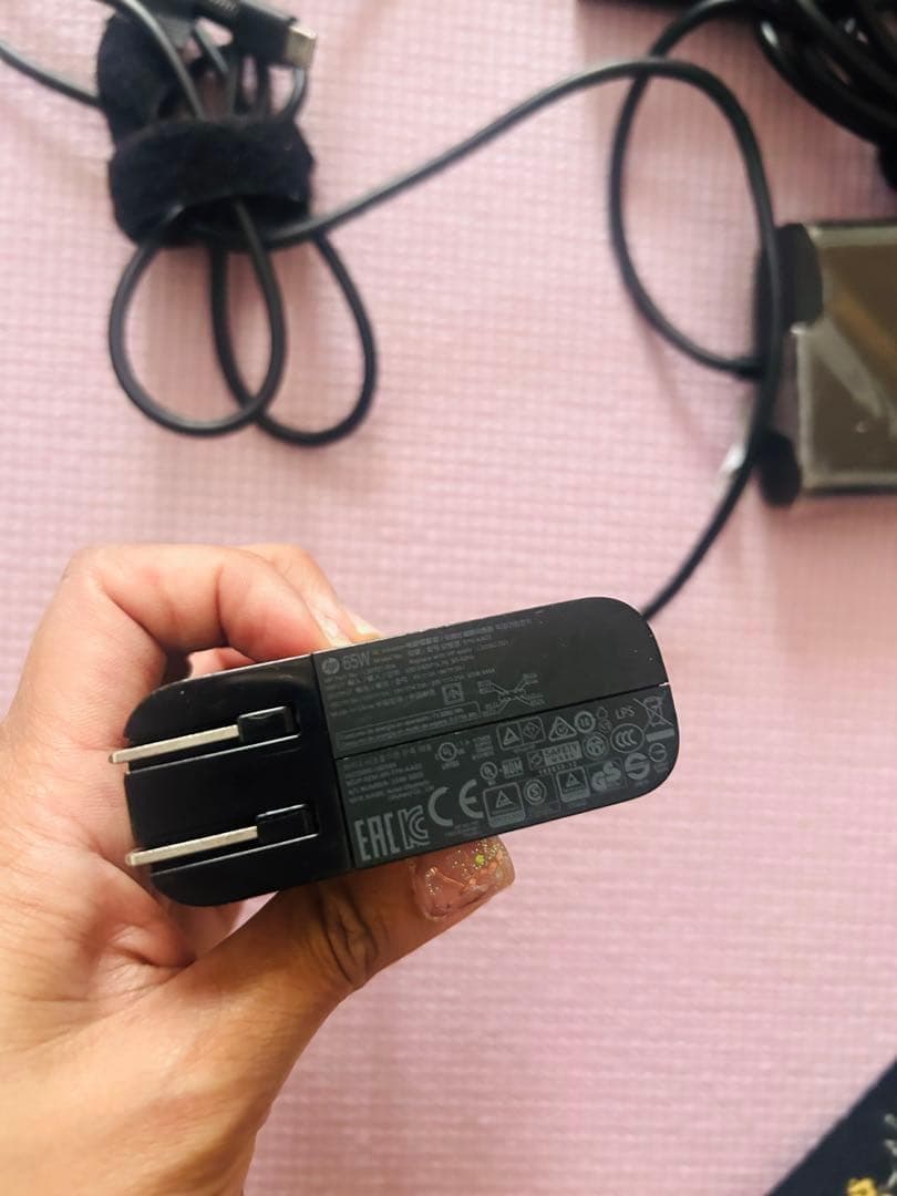 Richmond専用HP純正Type-C65W ACアダプターTPN-AA03