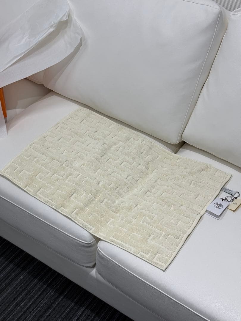 HERMES ホワイトタオルセット オレンジボックス入り