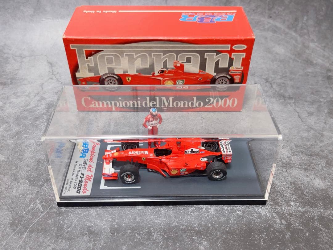 1000個限定品　BBR　1/43　フェラーリ　F1 2000　マレーシアGP