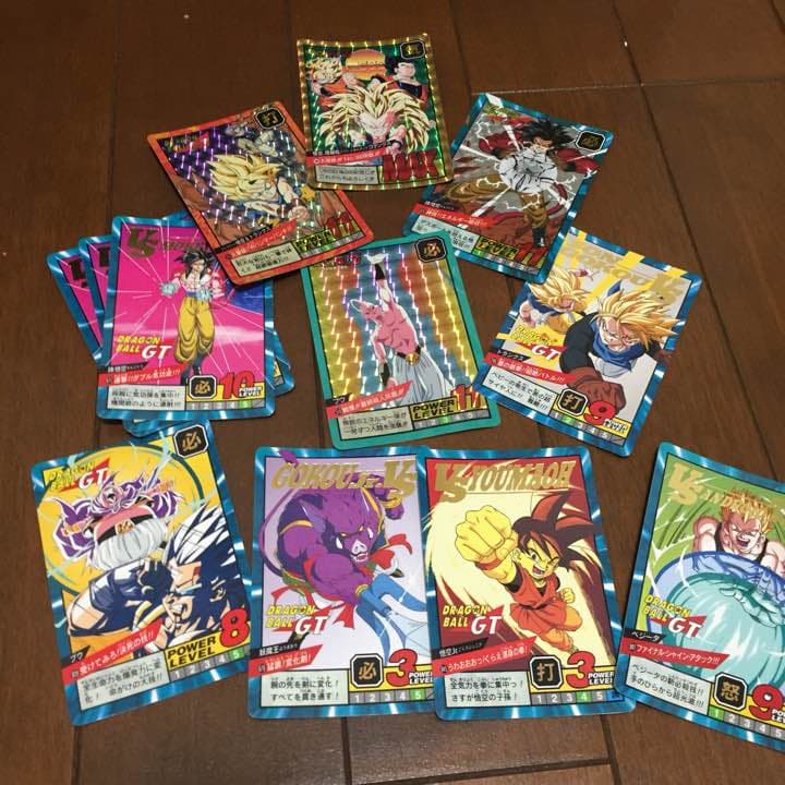 ドラゴンボール 昔のカードダスバラバラ
