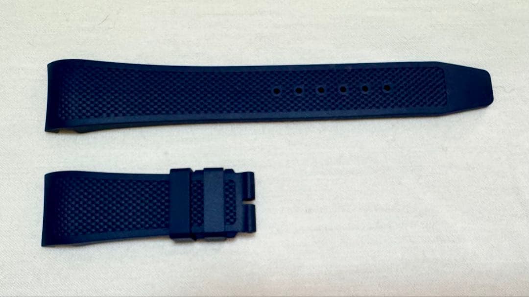 【未使用】IWC ポルトギーゼヨットクラブ　純正ラバーベルト　紺色
