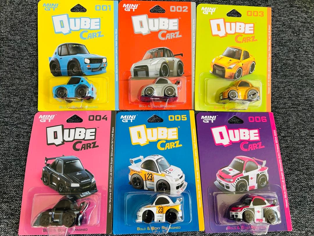 MINI GT Qube Carz ミニカーセット 001-006