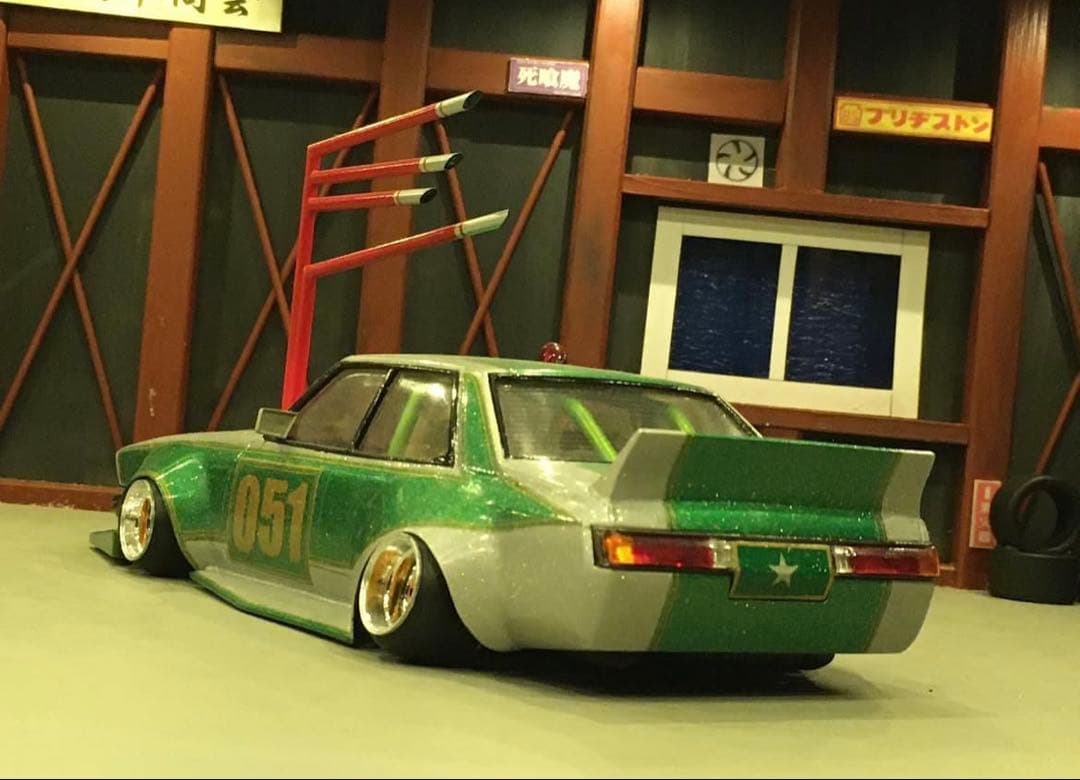 1/24 gx51クレスタ 完成品 街道レーサー チバラギ ワークス グラチャン