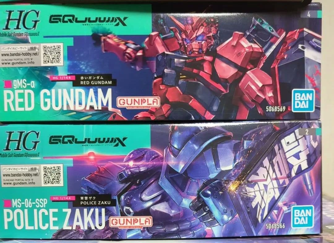 HG ジークアクス ジフレド など ガンプラ 5種 バンダイ