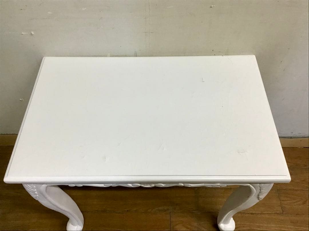 Nino☆管283☆ヨーロピアンクラシック☆姫系☆白家具☆ネストテーブル