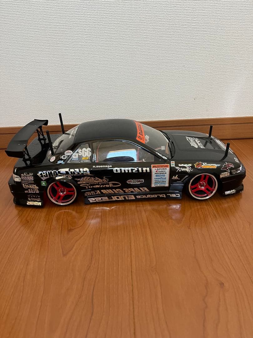 1/10 ラジコンドリフト ドリパケ S13シルビア　LED電飾付