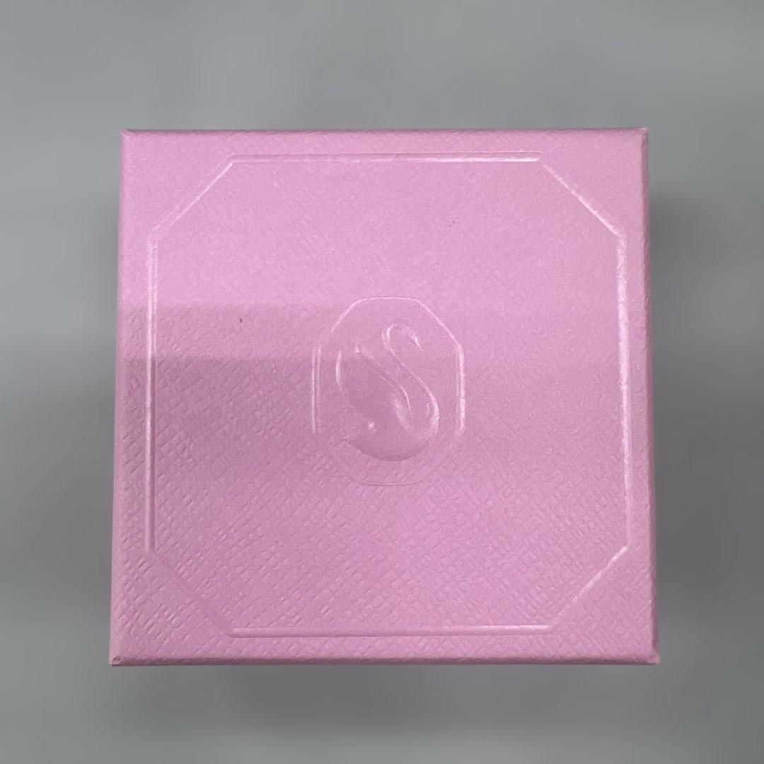 511409スワロフスキー Matrix フープピアス ハート シルバー クリア